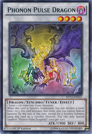 Phonon Pulse Dragon [MP15-EN031] Rare | Clutch Gaming