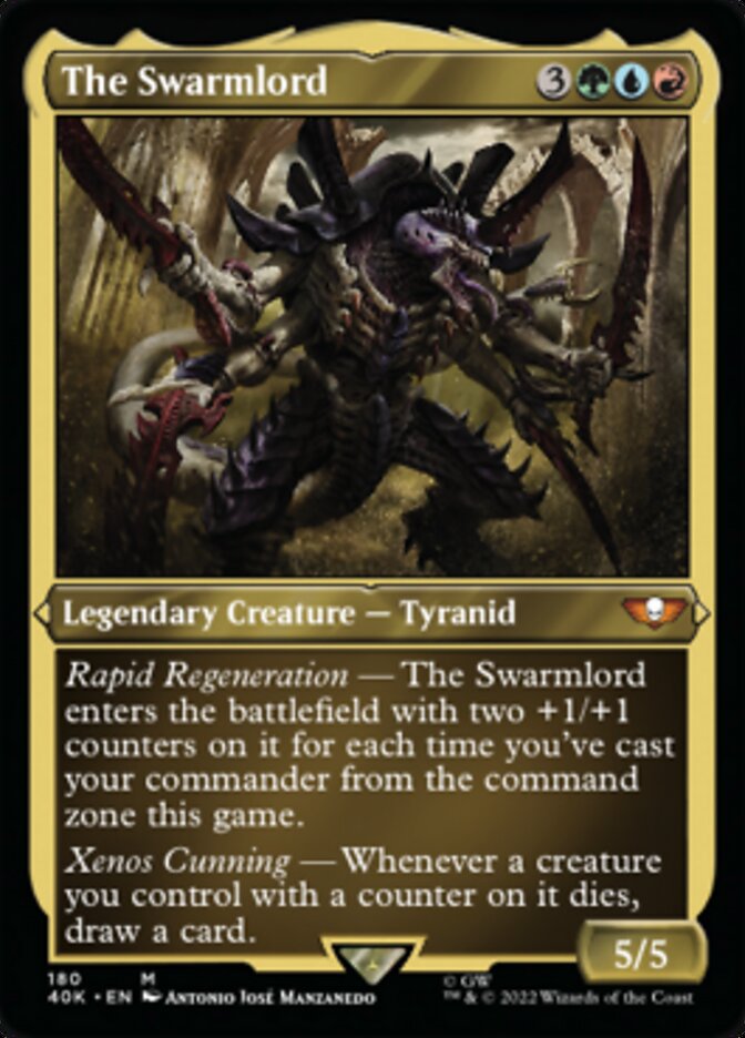 The Swarmlord (Display Commander) (Surge Foil) [Warhammer 40,000] | Clutch Gaming