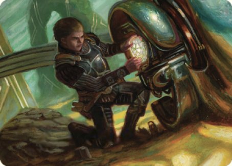 Urza, Powerstone Prodigy Art Card [The Brothers' War Art Series] | Clutch Gaming
