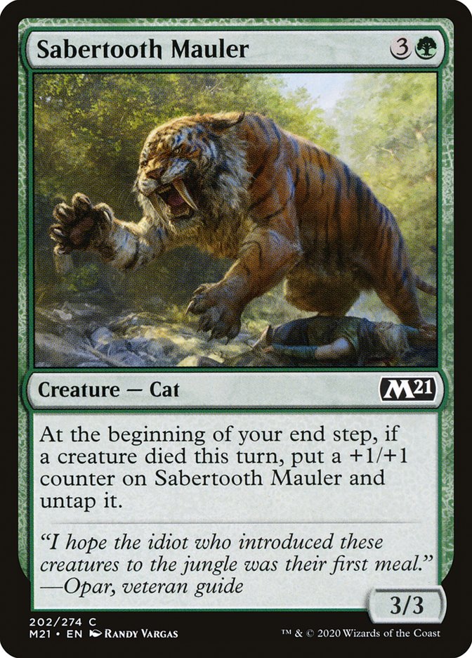 Sabertooth Mauler [Core Set 2021] | Clutch Gaming