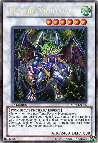 Psychic Nightmare [DREV-EN085] Secret Rare | Clutch Gaming