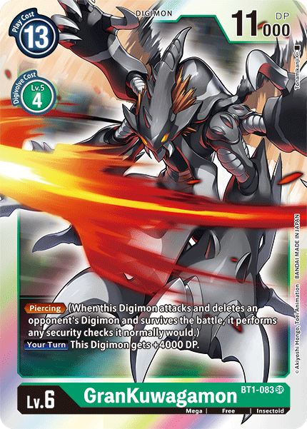 GranKuwagamon [BT1-083] [Release Special Booster Ver.1.5] | Clutch Gaming