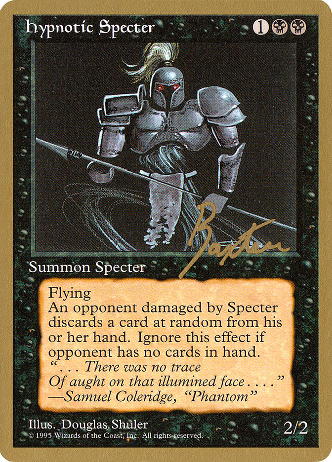 Hypnotic Specter (George Baxter) [Pro Tour Collector Set] | Clutch Gaming