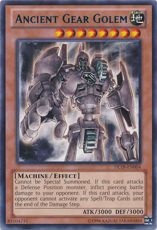 Ancient Gear Golem (Blue) [DL18-EN004] Rare | Clutch Gaming