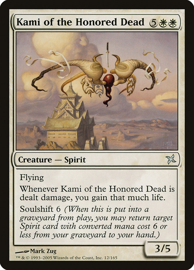 Kami of the Honored Dead [Betrayers of Kamigawa] | Clutch Gaming