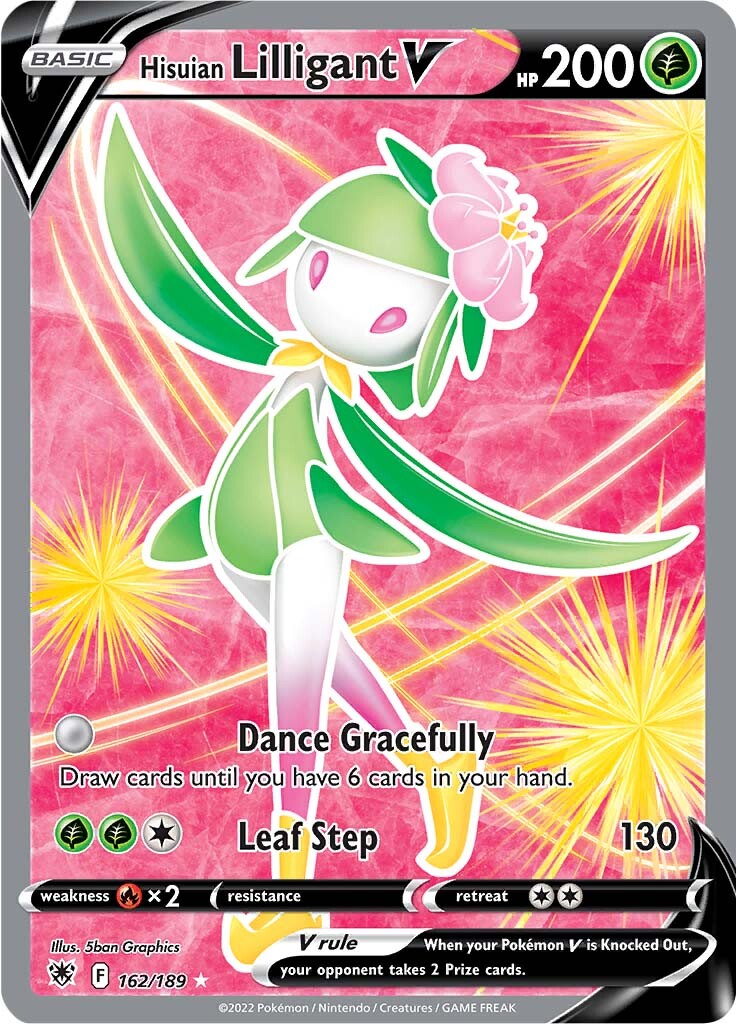 Hisuian Lilligant V (162/189) [Sword & Shield: Astral Radiance] | Clutch Gaming