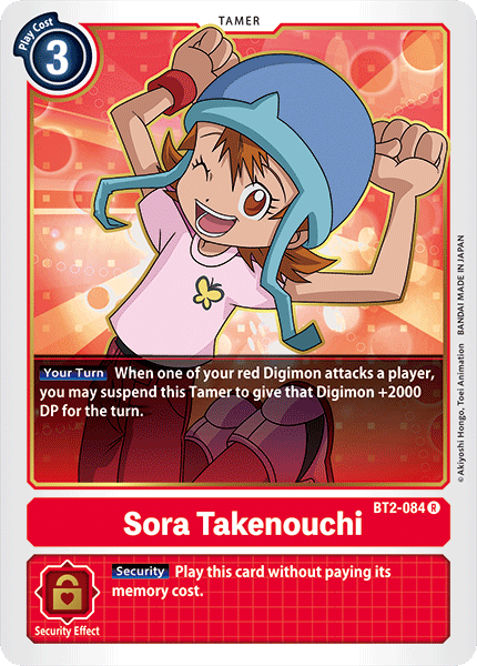 Sora Takenouchi [BT2-084] [Release Special Booster Ver.1.0] | Clutch Gaming