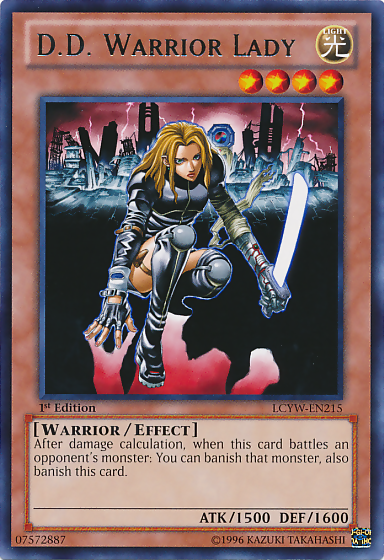 D.D. Warrior Lady [LCYW-EN215] Rare | Clutch Gaming