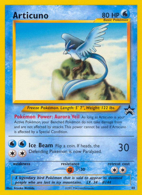 Articuno (48) [Wizards of the Coast: Black Star Promos] | Clutch Gaming