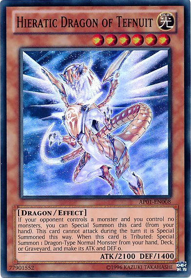 Hieratic Dragon of Tefnuit [AP01-EN008] Super Rare | Clutch Gaming