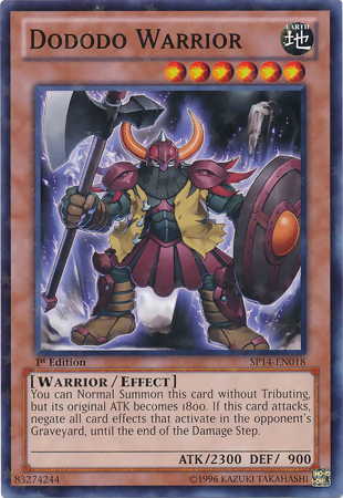 Dododo Warrior [SP14-EN018] Starfoil Rare | Clutch Gaming