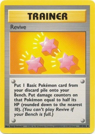 Revive (89/102) [Base Set Unlimited] | Clutch Gaming