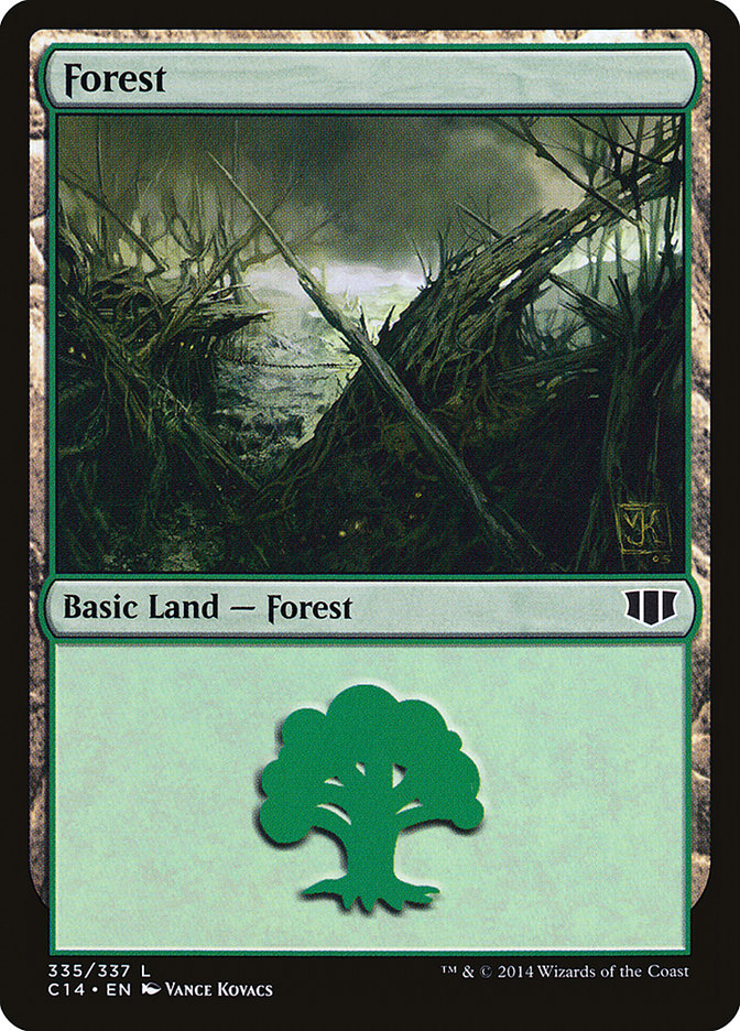 Forest (335) [Commander 2014] | Clutch Gaming