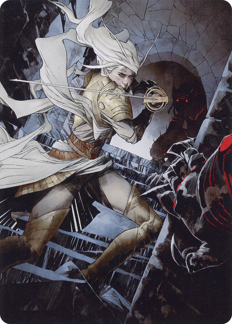 Thalia, Guardian of Thraben Art Card [March of the Machine Art Series] | Clutch Gaming
