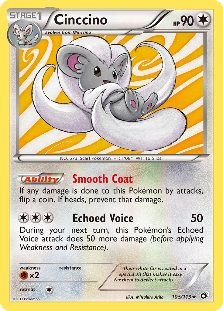 Cinccino (105/113) [Black & White: Legendary Treasures] | Clutch Gaming