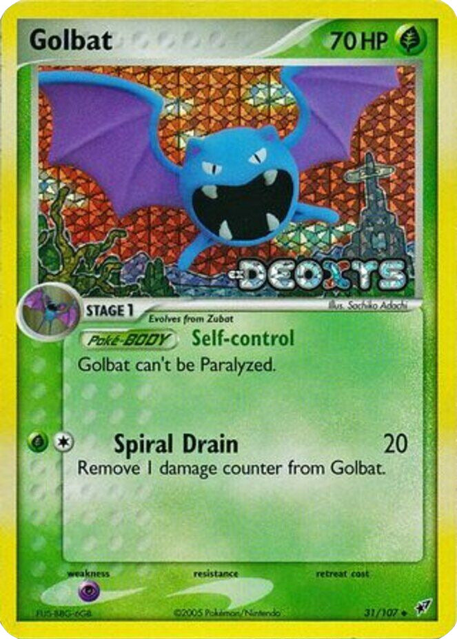 Golbat (31/107) (Stamped) [EX: Deoxys] | Clutch Gaming