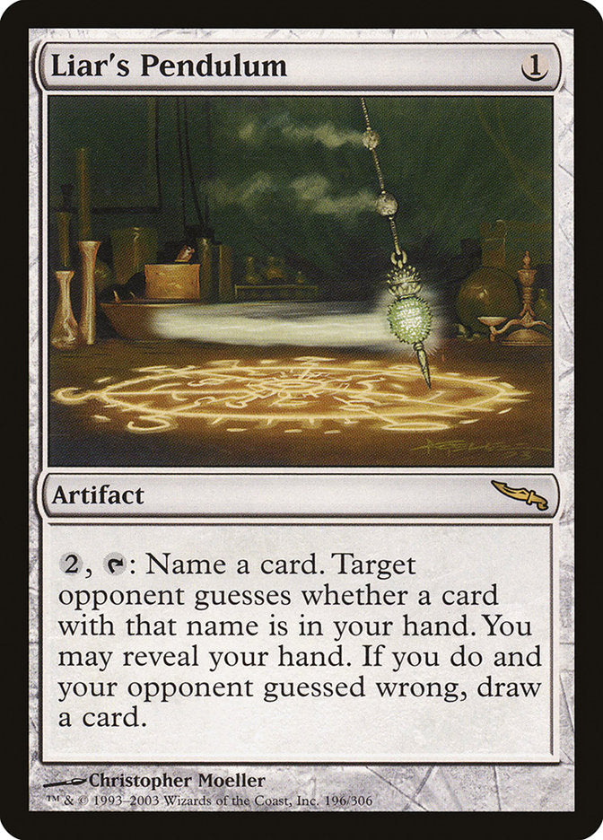 Liar's Pendulum [Mirrodin] | Clutch Gaming