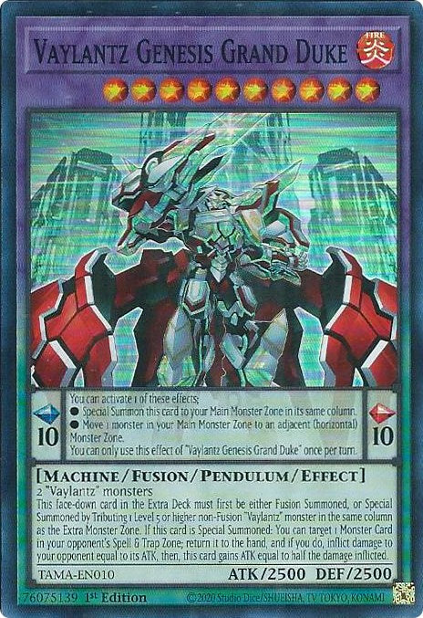 Vaylantz Genesis Grand Duke [TAMA-EN010] Super Rare | Clutch Gaming