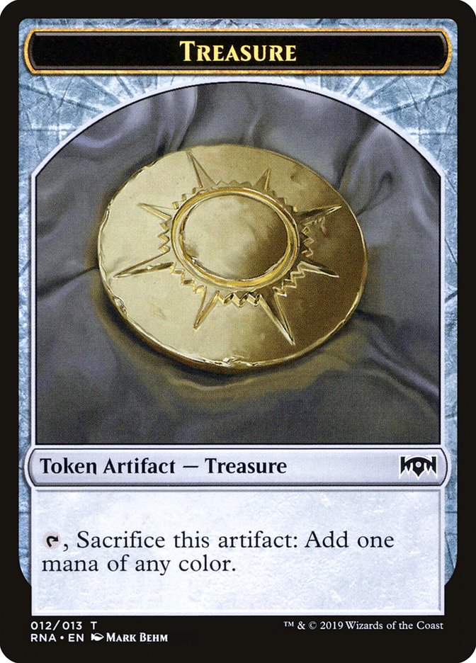 Treasure Token [Ravnica Allegiance Tokens] | Clutch Gaming