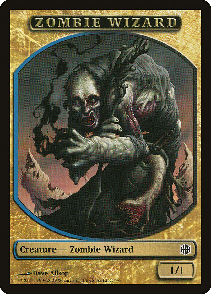 Zombie Wizard Token [Alara Reborn Tokens] | Clutch Gaming