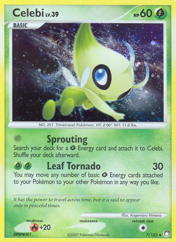 Celebi (7/123) [Diamond & Pearl: Mysterious Treasures] | Clutch Gaming