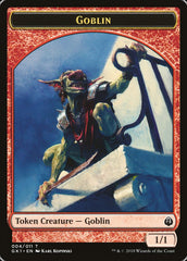 Weird // Goblin Double-Sided Token [Guilds of Ravnica Guild Kit Tokens] | Clutch Gaming