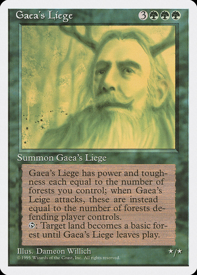 Gaea's Liege [Fourth Edition] | Clutch Gaming