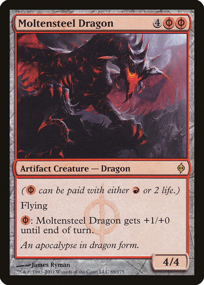 Moltensteel Dragon [New Phyrexia] | Clutch Gaming