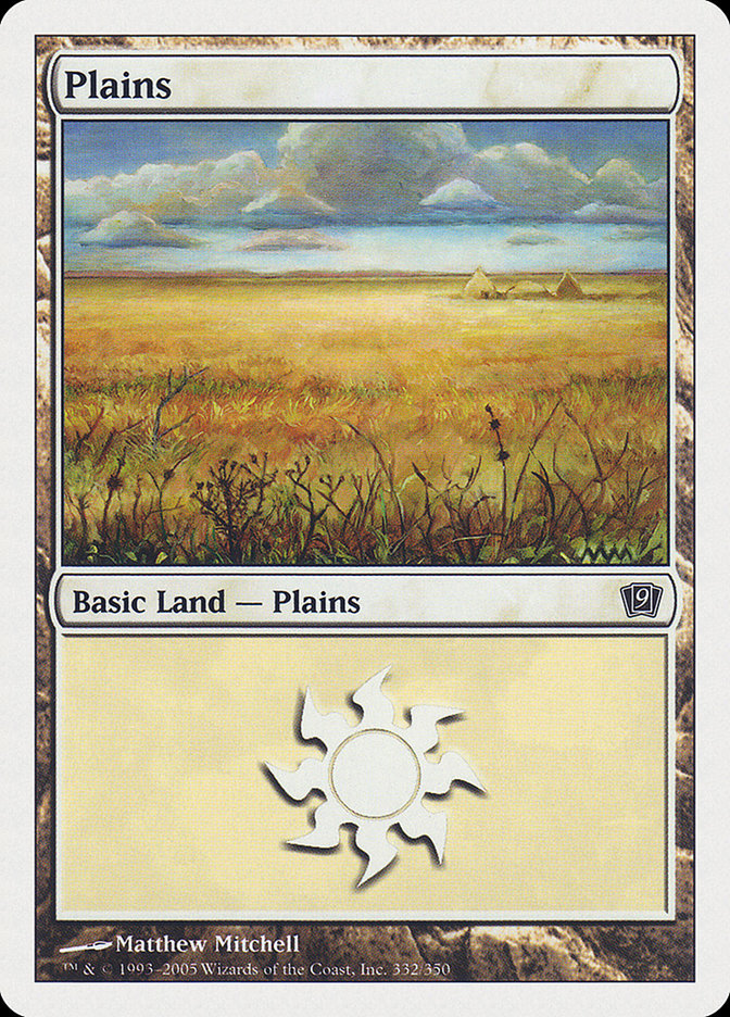 Plains (332) [Ninth Edition] | Clutch Gaming