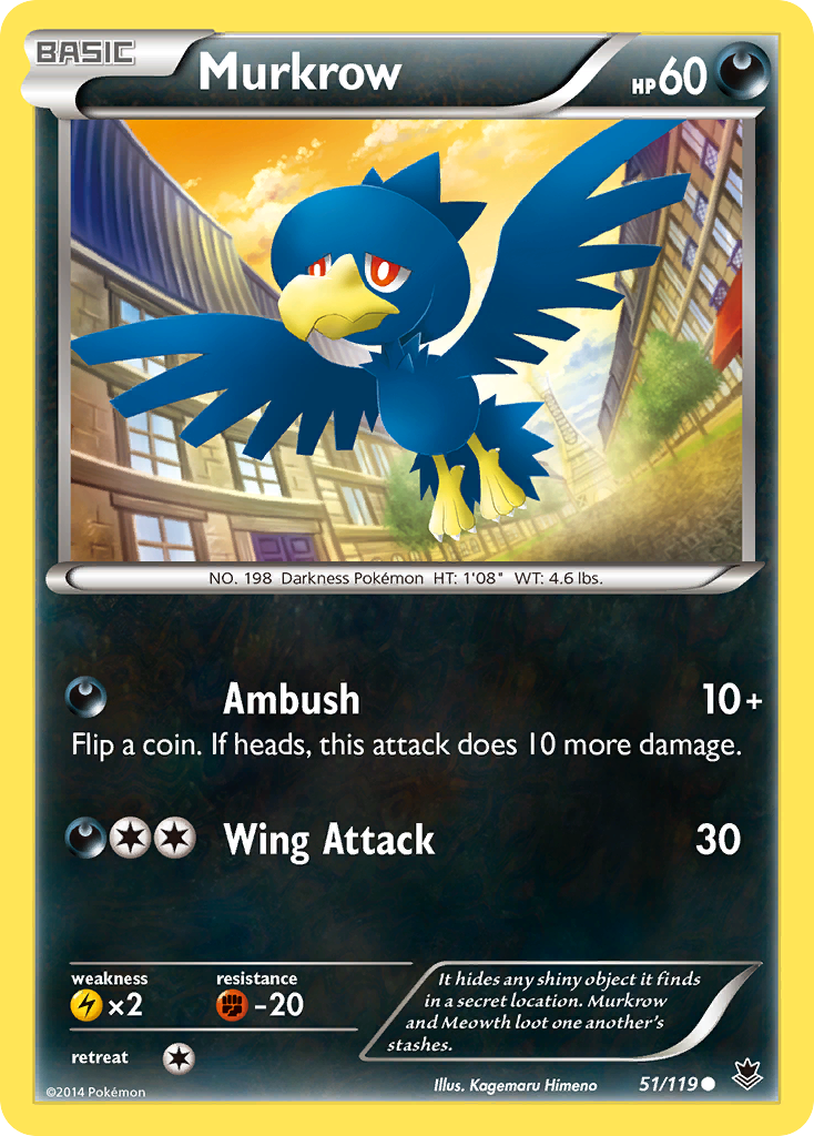 Murkrow (51/119) [XY: Phantom Forces] | Clutch Gaming