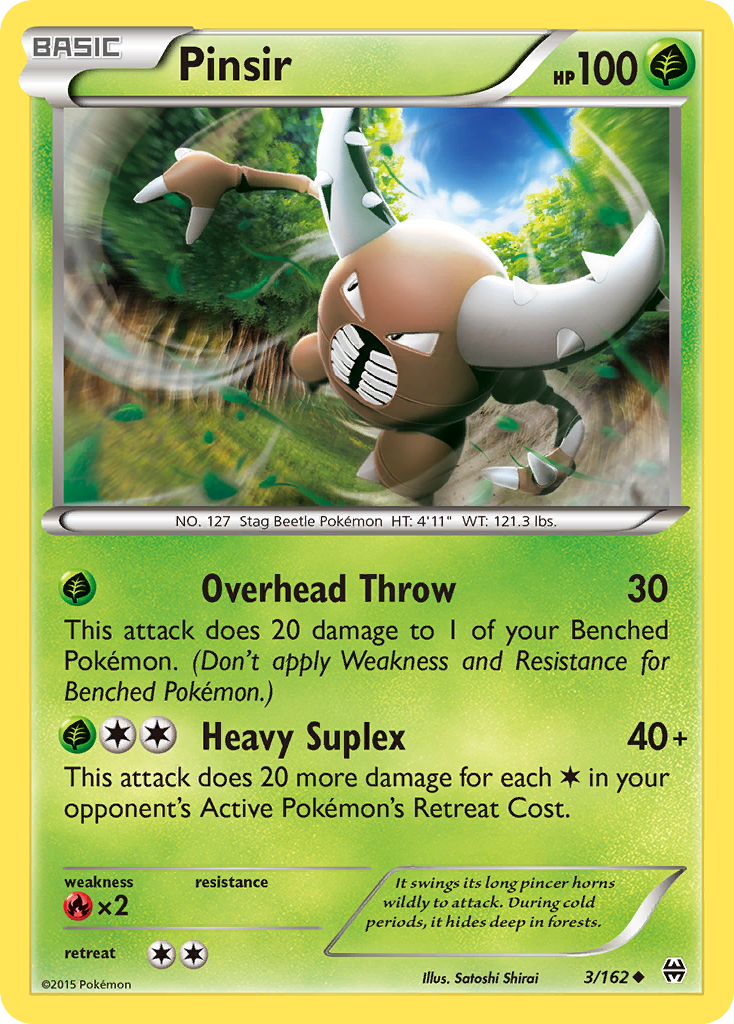 Pinsir (3/162) [XY: BREAKthrough] | Clutch Gaming