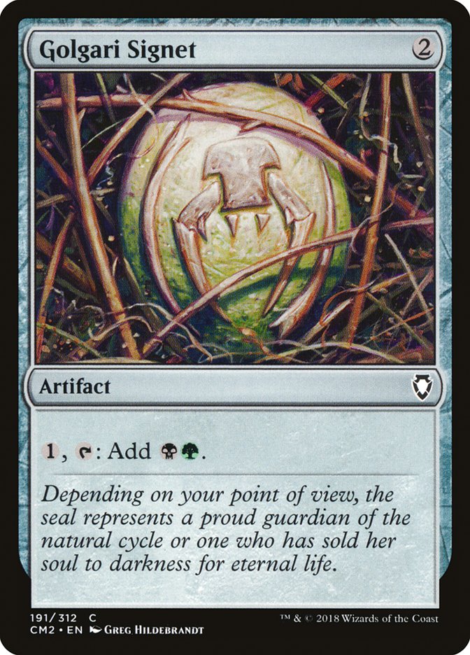 Golgari Signet (191/312) [Commander Anthology Volume II] | Clutch Gaming