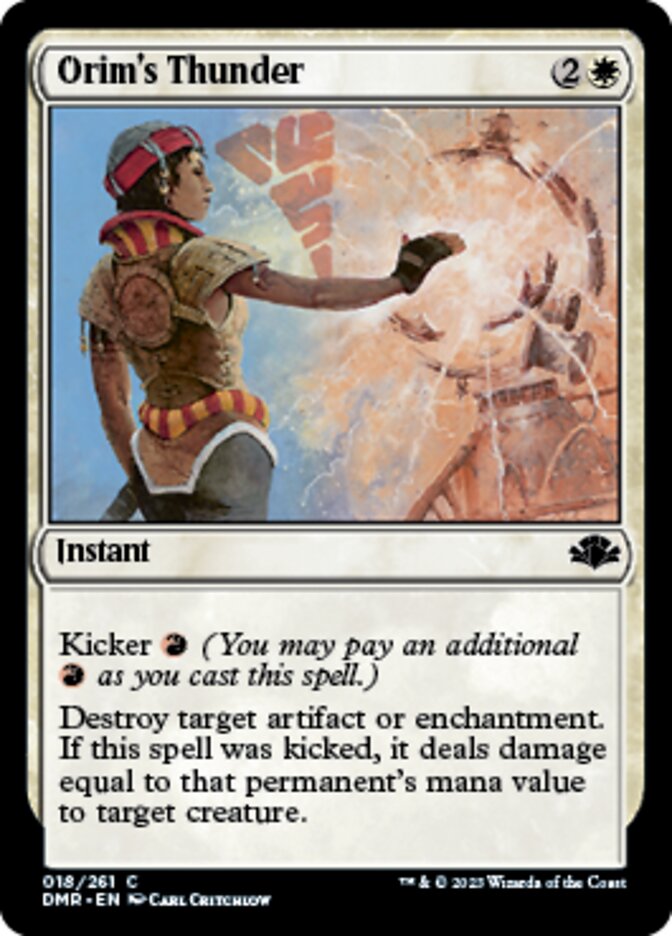 Orim's Thunder [Dominaria Remastered] | Clutch Gaming