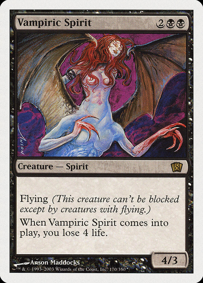 Vampiric Spirit [Eighth Edition] | Clutch Gaming