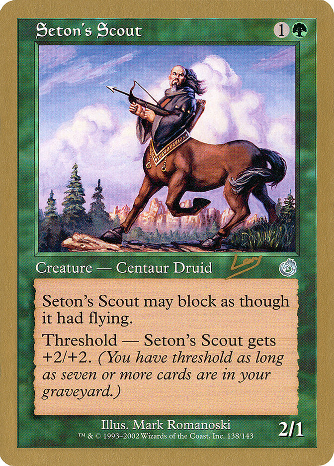 Seton's Scout (Raphael Levy) [World Championship Decks 2002] | Clutch Gaming