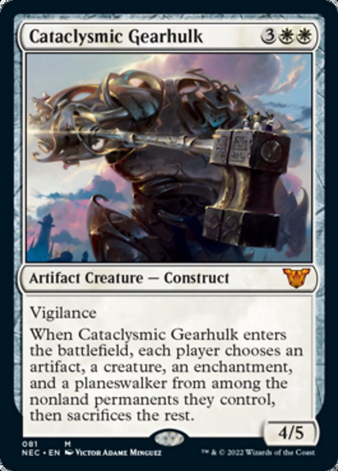 Cataclysmic Gearhulk [Kamigawa: Neon Dynasty Commander] | Clutch Gaming