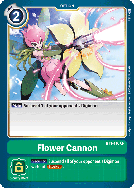 Flower Cannon [BT1-110] [Release Special Booster Ver.1.0] | Clutch Gaming