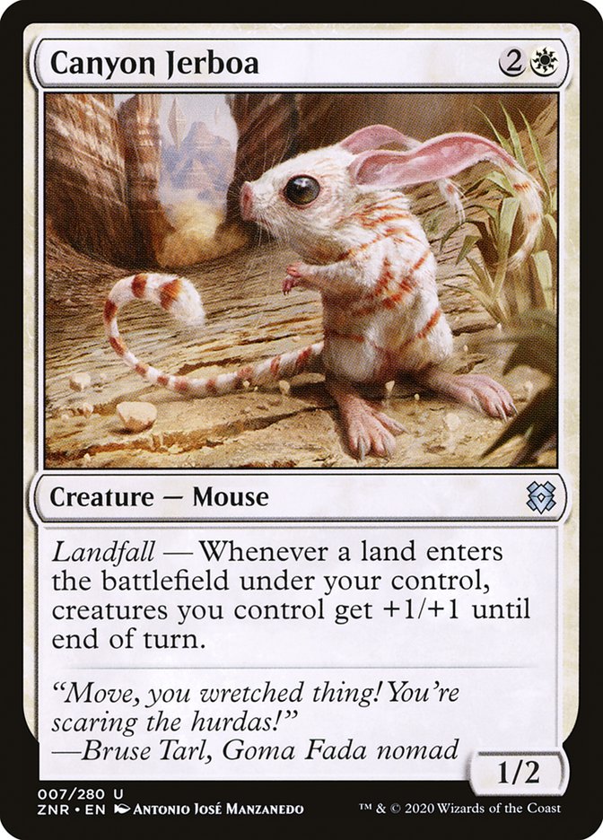 Canyon Jerboa [Zendikar Rising] | Clutch Gaming