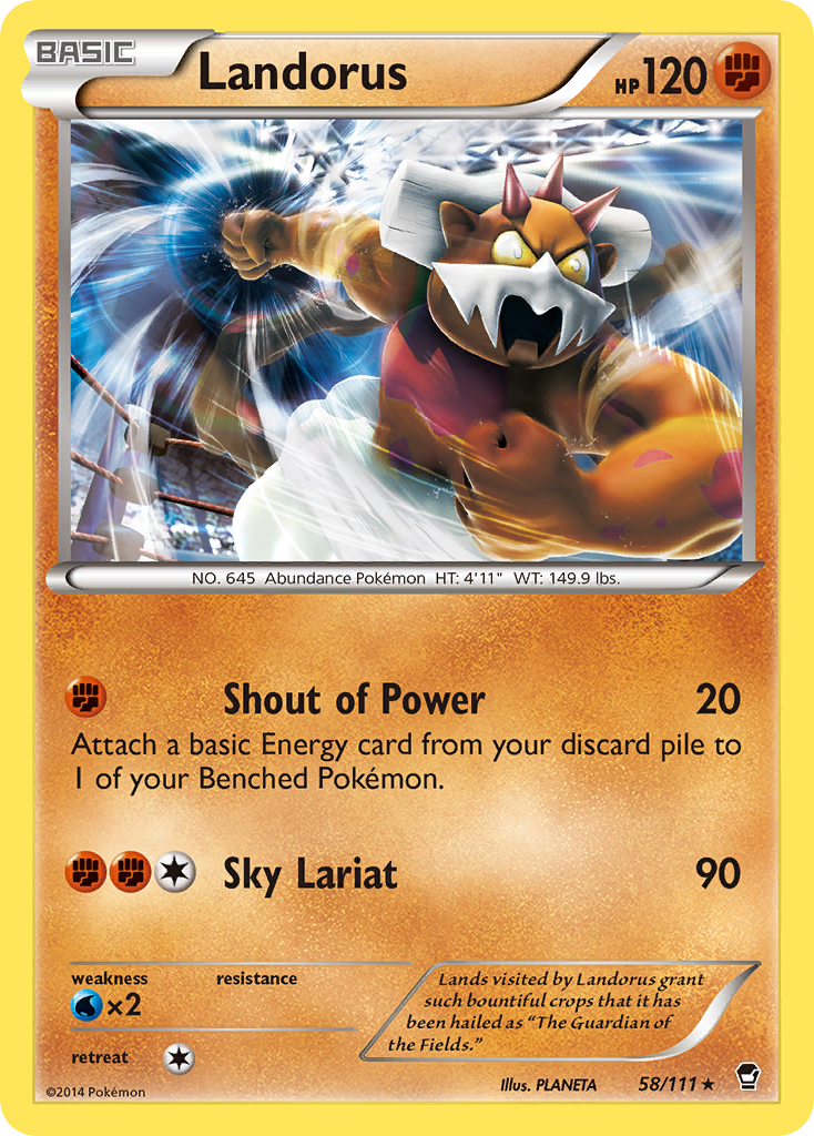 Landorus (58/111) [XY: Furious Fists] | Clutch Gaming