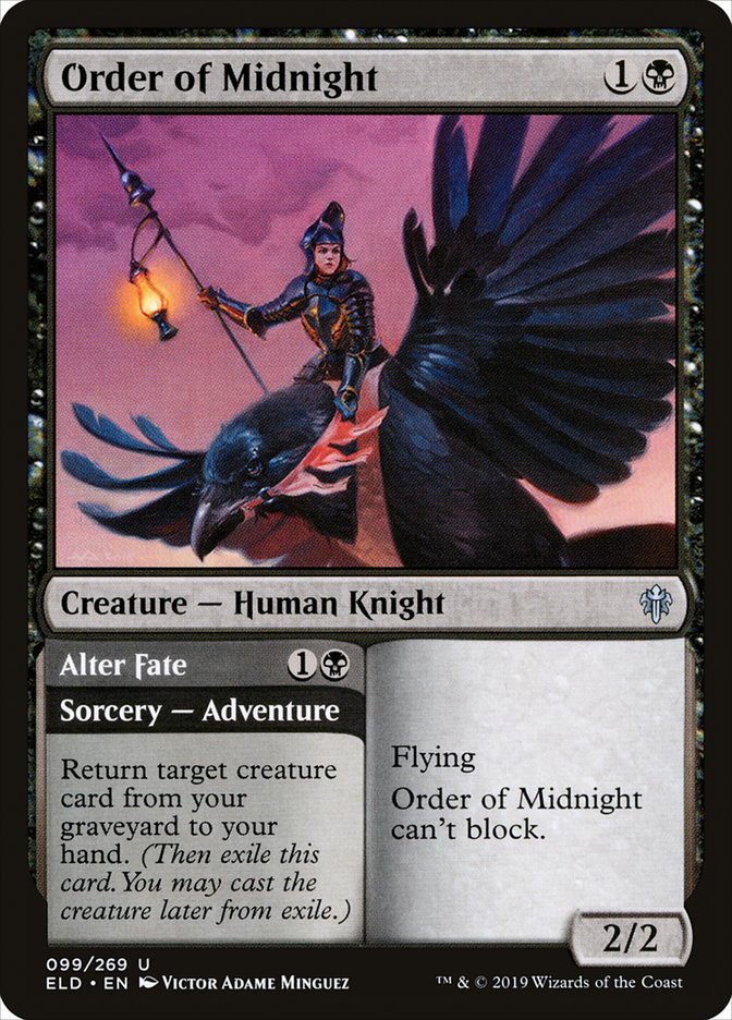 Order of Midnight // Alter Fate [Throne of Eldraine] | Clutch Gaming