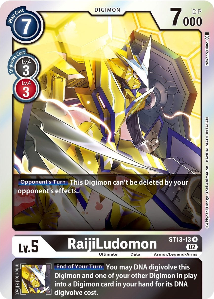 RaijiLudomon [ST13-13] [Starter Deck: Ragnaloardmon] | Clutch Gaming