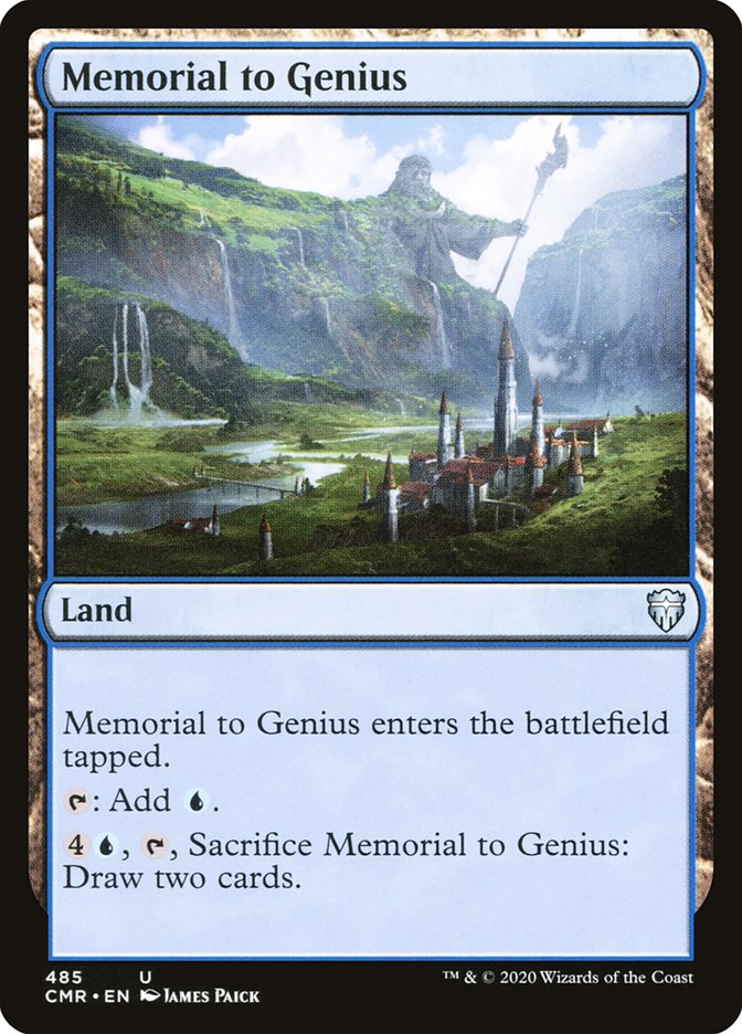 Memorial to Genius [Commander Legends] | Clutch Gaming