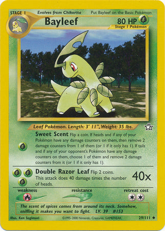 Bayleef (29/111) [Neo Genesis Unlimited] | Clutch Gaming