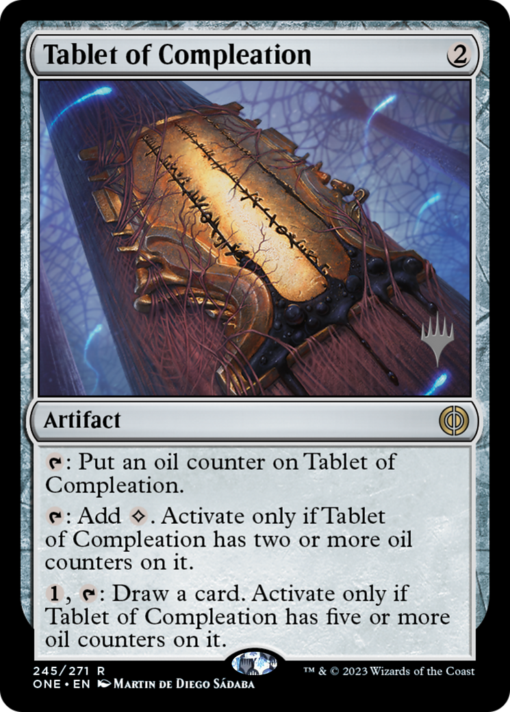 Tablet of Compleation (Promo Pack) [Phyrexia: All Will Be One Promos] | Clutch Gaming