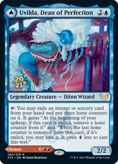 Uvilda, Dean of Perfection // Nassari, Dean of Expression [Strixhaven: School of Mages Prerelease Promos] | Clutch Gaming