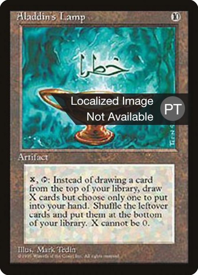 Aladdin's Lamp [Fourth Edition (Foreign Black Border)] | Clutch Gaming