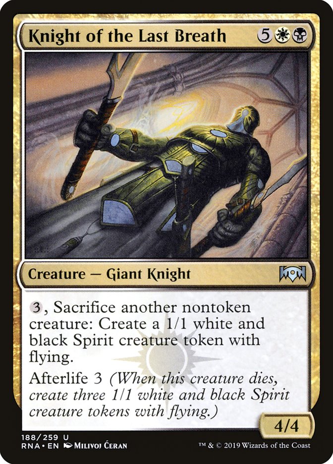 Knight of the Last Breath [Ravnica Allegiance] | Clutch Gaming