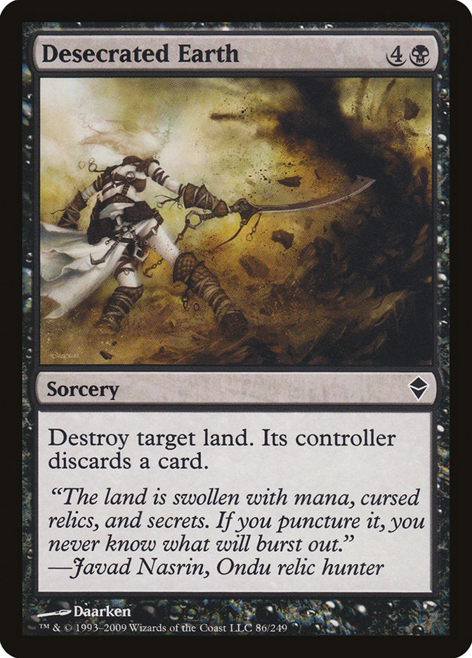 Desecrated Earth [Zendikar] | Clutch Gaming