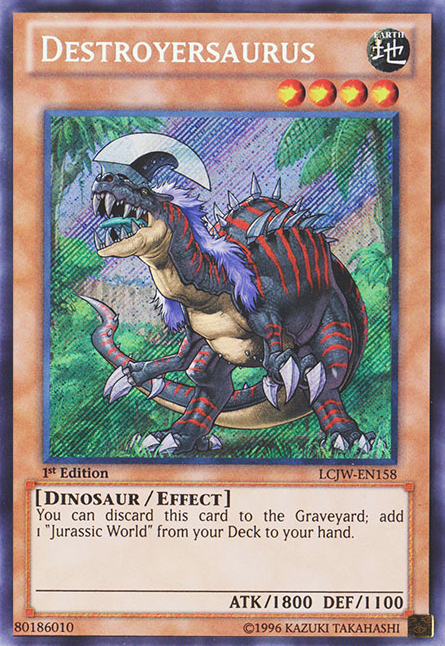 Destroyersaurus [LCJW-EN158] Secret Rare | Clutch Gaming