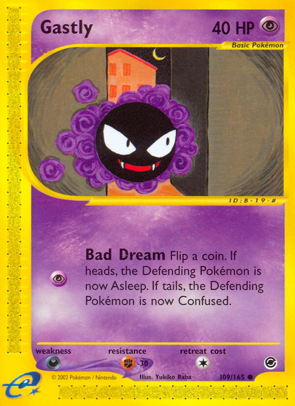 Gastly (109/165) [Expedition: Base Set] | Clutch Gaming